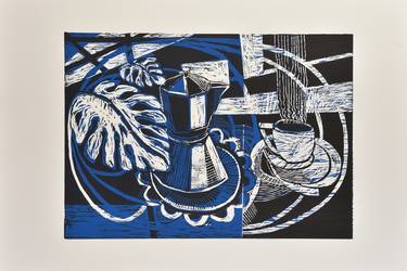 Original Conceptual Still Life Printmaking by Zala Bozic