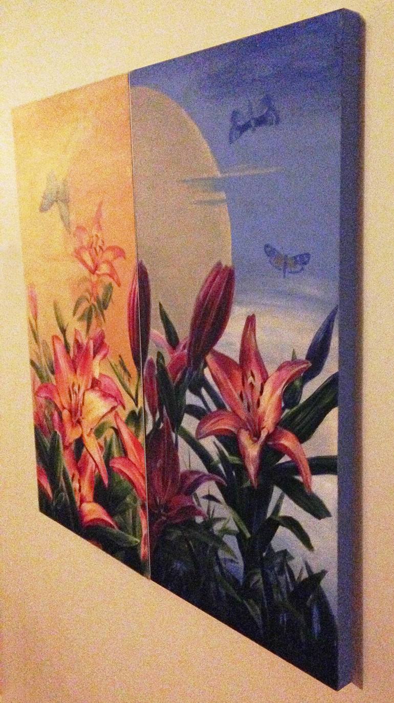 Original Floral Painting by Guy Boster