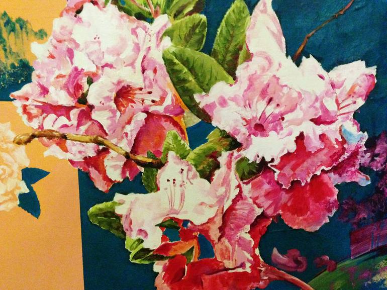 Original Floral Painting by Guy Boster