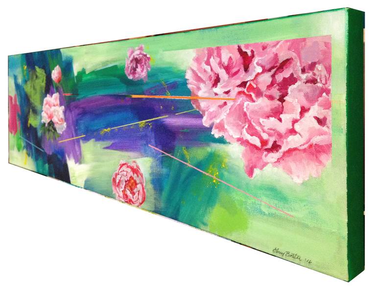 Original Conceptual Floral Painting by Guy Boster