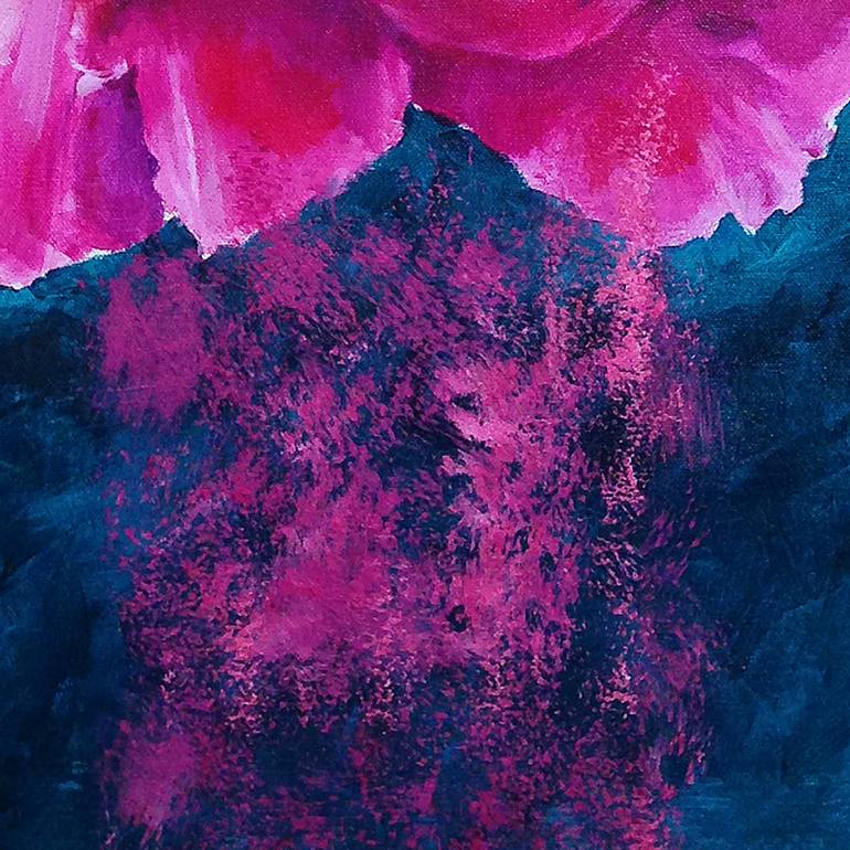 Original Conceptual Floral Painting by Guy Boster