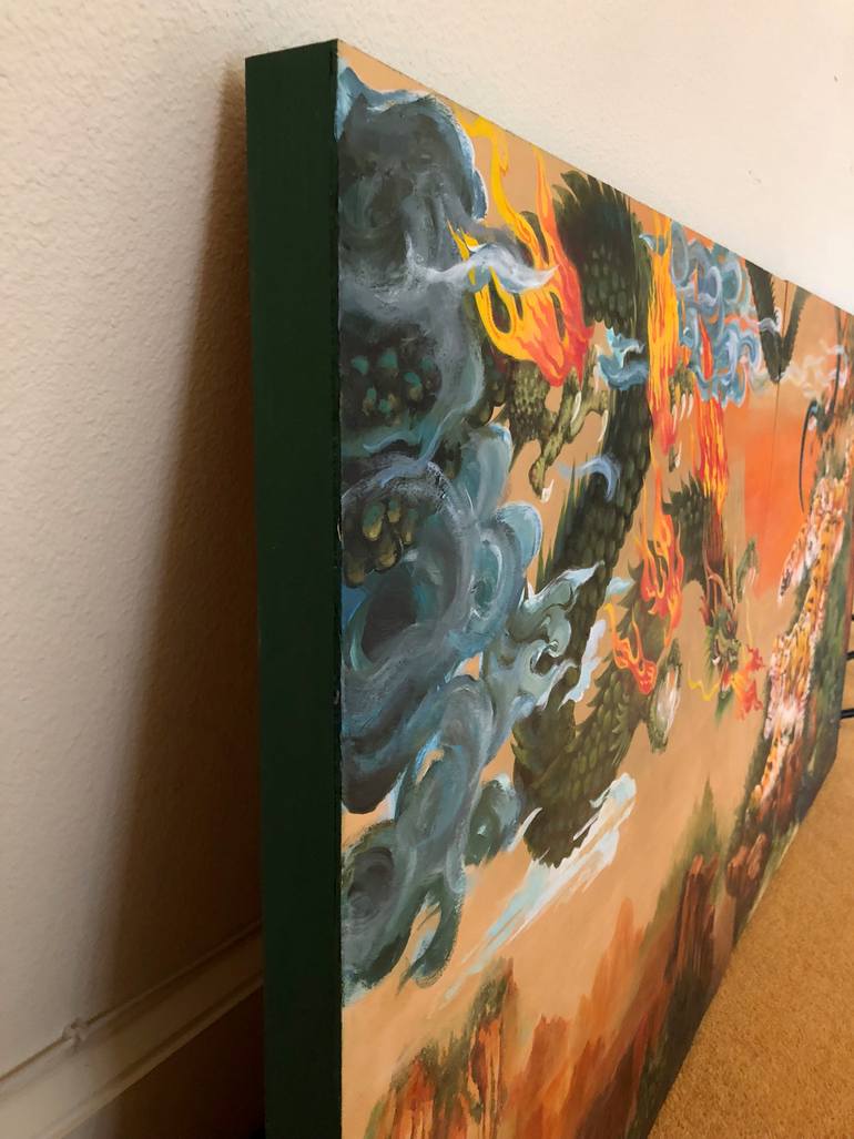 Original Conceptual Fantasy Painting by Guy Boster