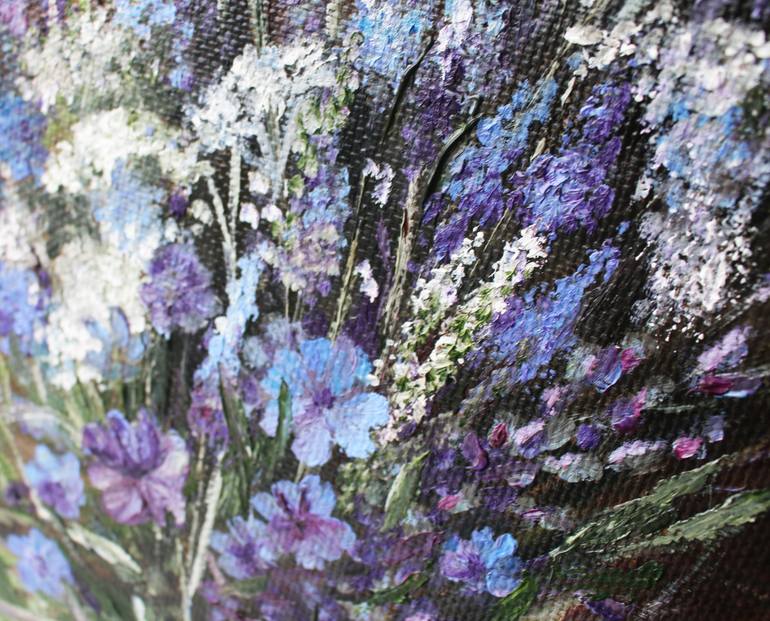 Original Art Deco Floral Painting by Katerina Petrovskaya