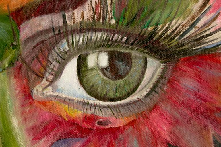 Original Abstract Fantasy Painting by Katerina Petrovskaya