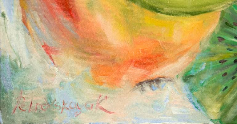 Original Abstract Fantasy Painting by Katerina Petrovskaya