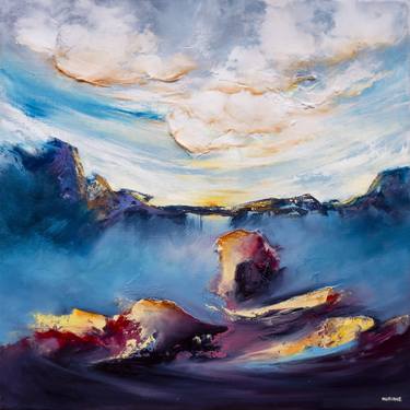 Print of Abstract Expressionism Landscape Paintings by Auriane Phillippon