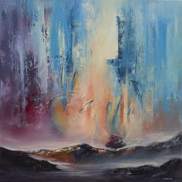 Original Abstract Expressionism Landscape Paintings by Auriane Phillippon