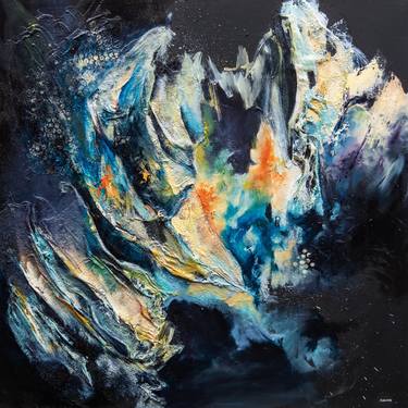 Original Abstract Expressionism Abstract Painting by Auriane Phillippon
