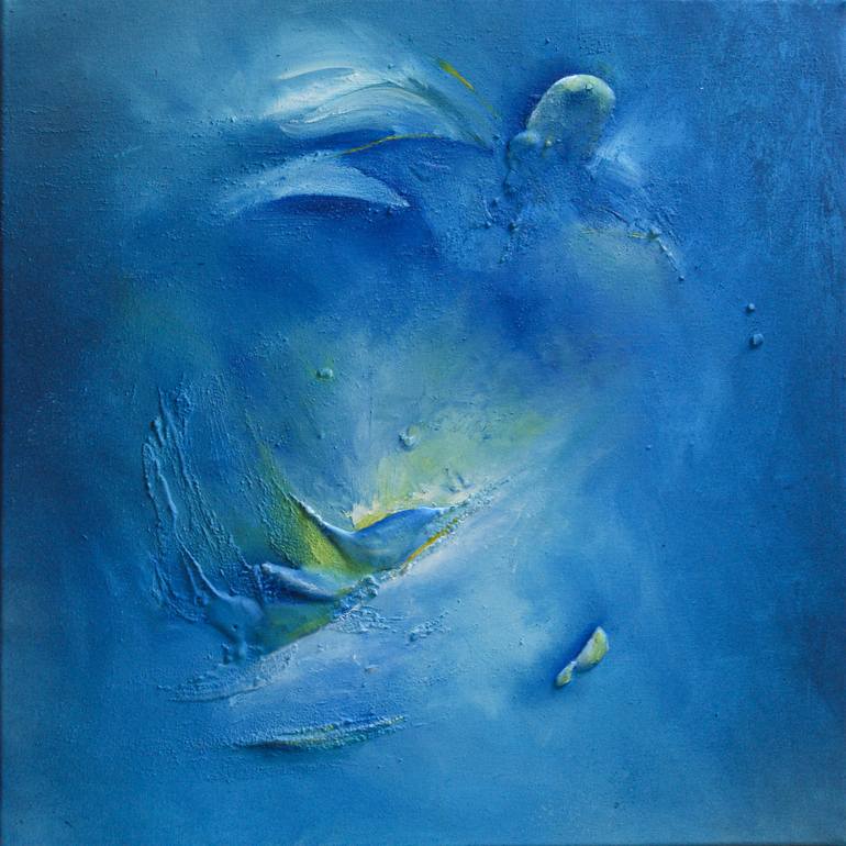 Tortue Marine Painting by Auriane Phillippon | Saatchi Art