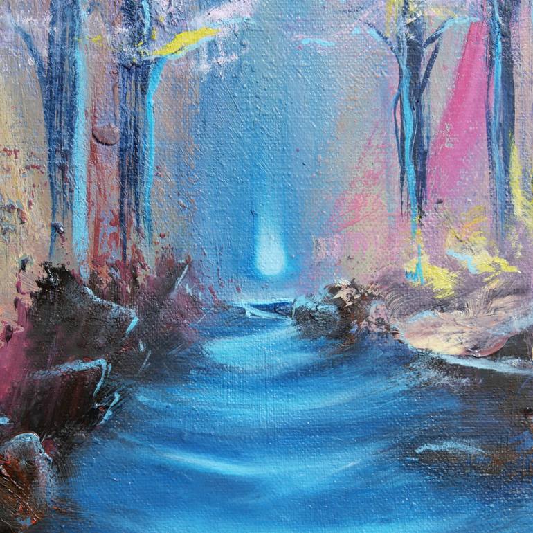 Original Expressionism Landscape Painting by Auriane Phillippon
