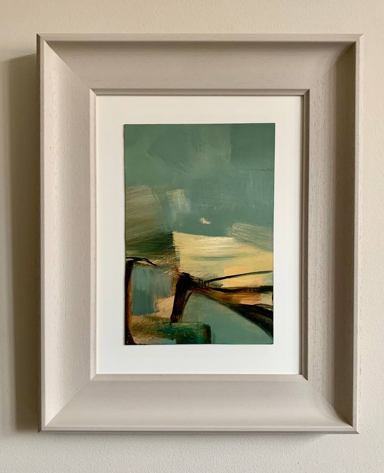 Original Abstract Expressionism Abstract Painting by Carrie Jean Goldsmith