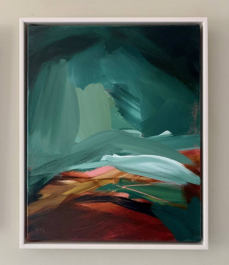 Original Expressionism Abstract Painting by Carrie Jean Goldsmith