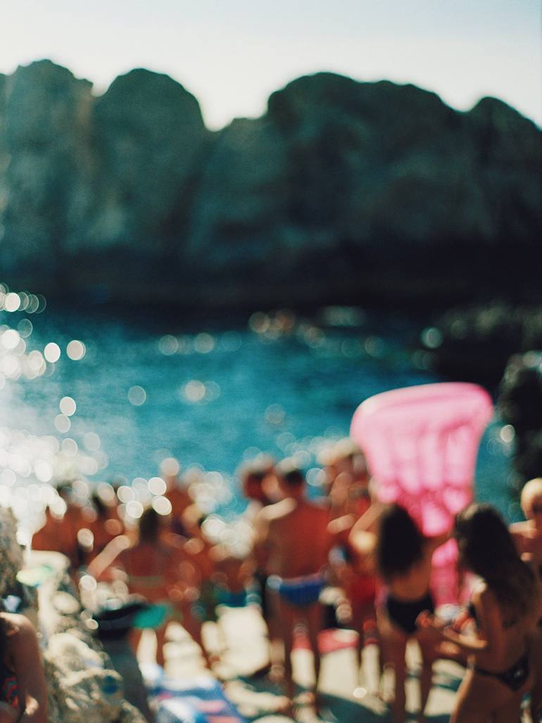 Original Beach Photography by Andy Jon Morris | Abstract Art on Paper | Mediterranean Summer Dream - Reverie Series -