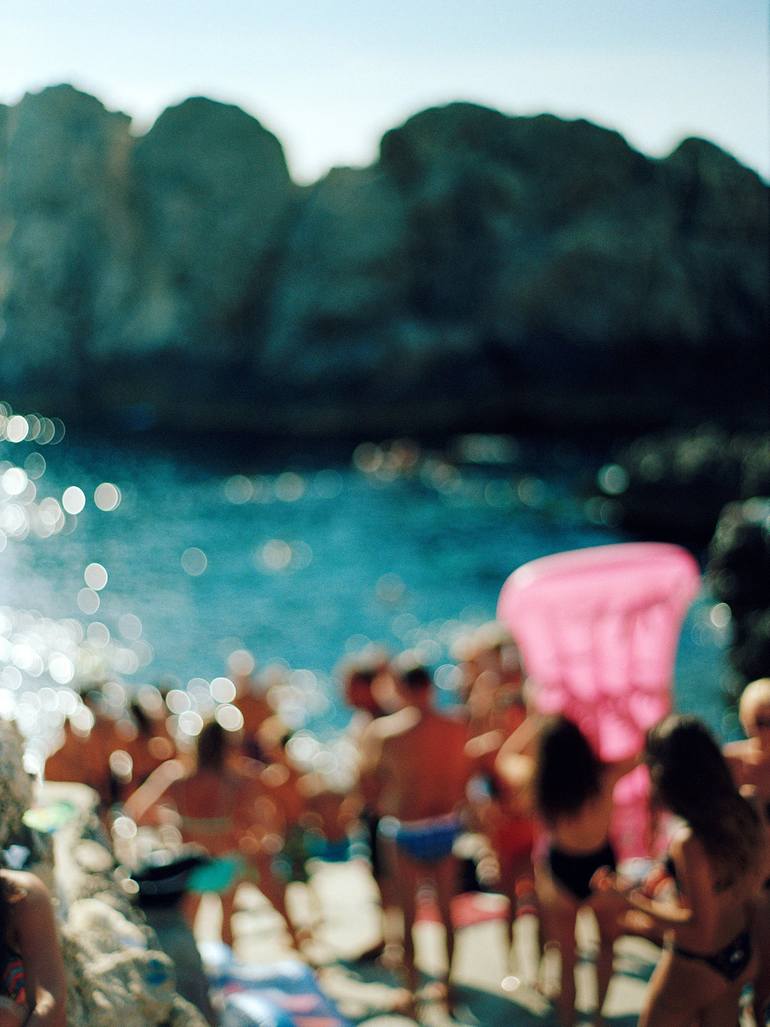 Original Beach Photography by Andy Jon Morris | Abstract Art on Paper | Mediterranean Summer Dream - Reverie Series -