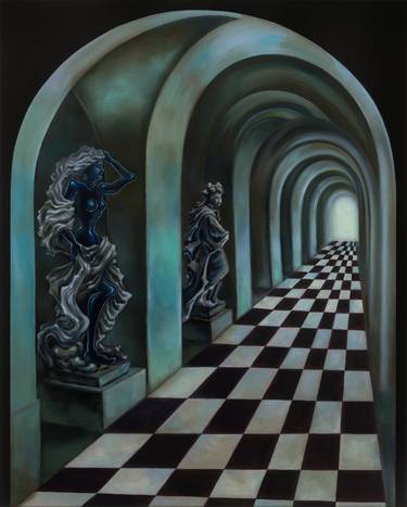 Original Surrealism Classical mythology Paintings by Minju Kim