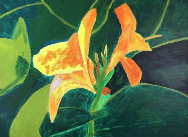 Original Abstract Botanic Paintings by Alastair Smith