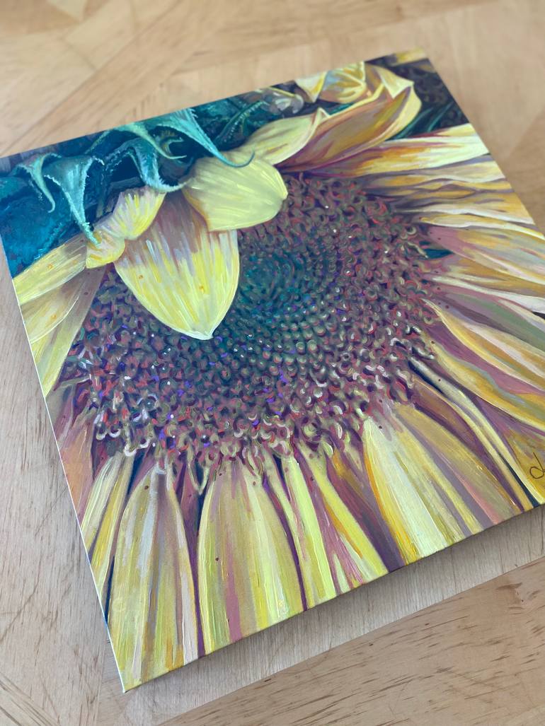 Original Impressionism Floral Painting by Julie Pace Hoff