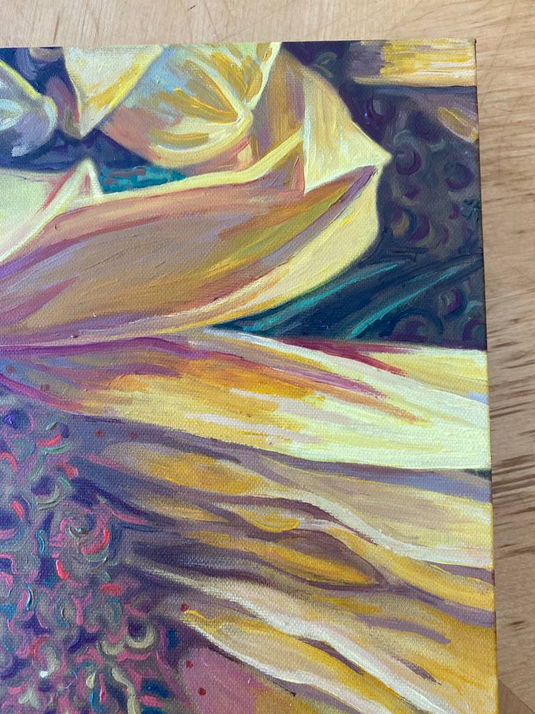 Original Impressionism Floral Painting by Julie Pace Hoff