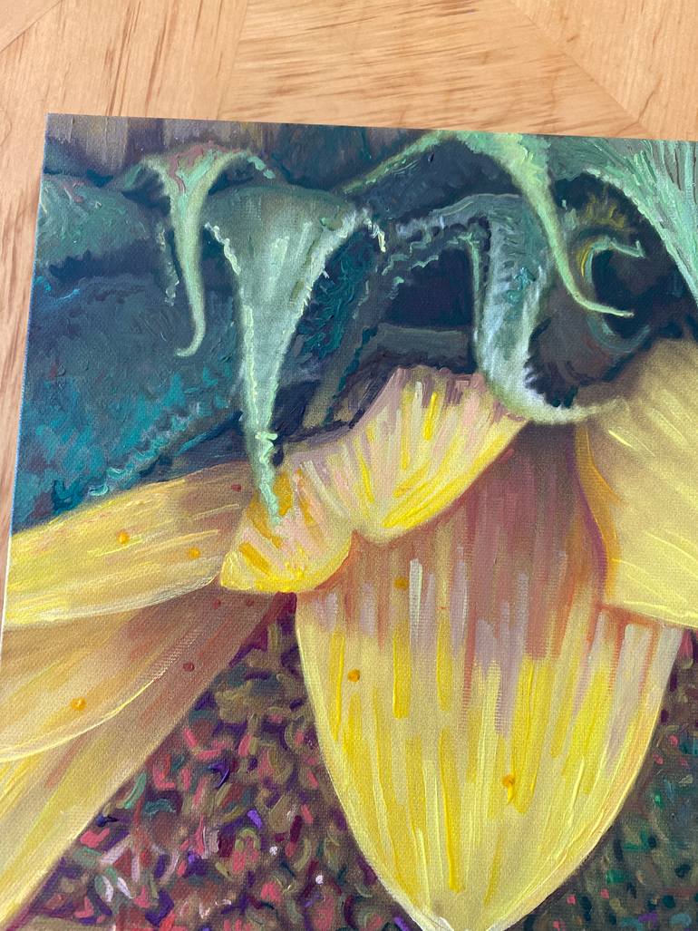 Original Impressionism Floral Painting by Julie Pace Hoff