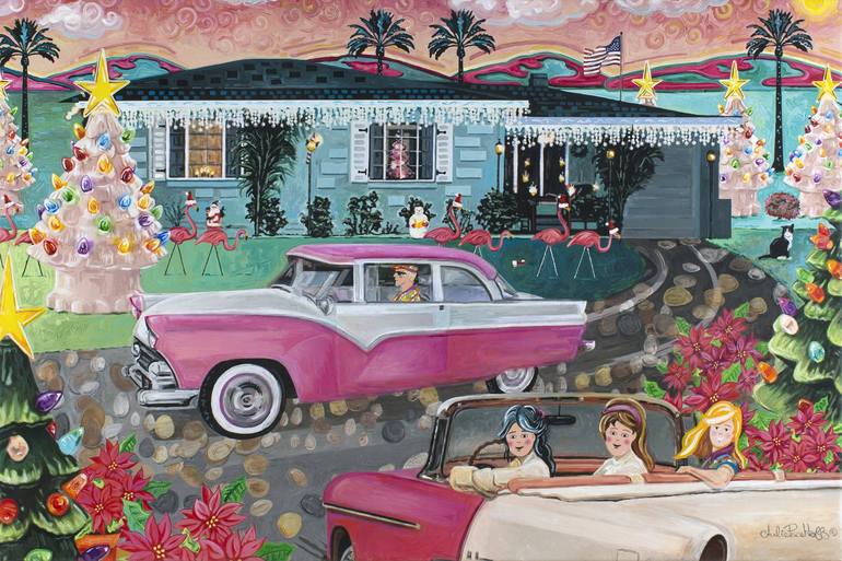 Print of Fine Art Landscape Paintings by Julie Pace Hoff