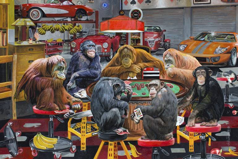 Print of Fine Art Animal Paintings by Julie Pace Hoff