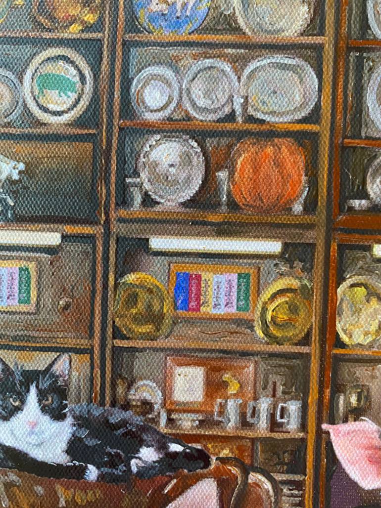 Original Illustration Animal Painting by Julie Pace Hoff