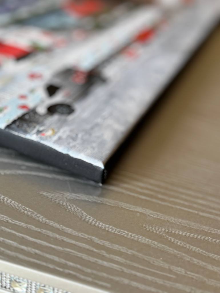 Original Folk Landscape Painting by Julie Pace Hoff