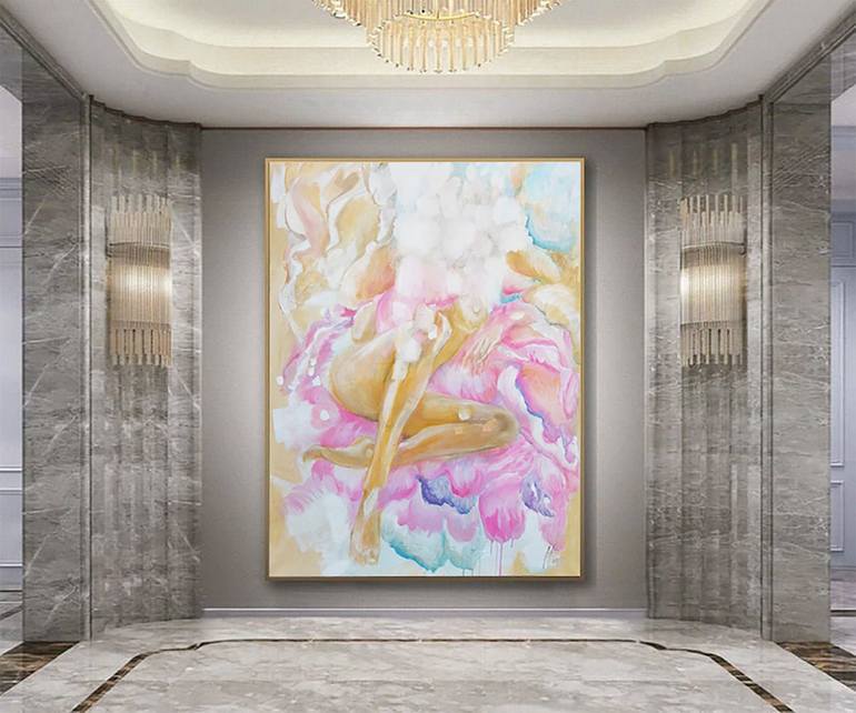 Original Abstract Expressionism Abstract Painting by Natali Filenko