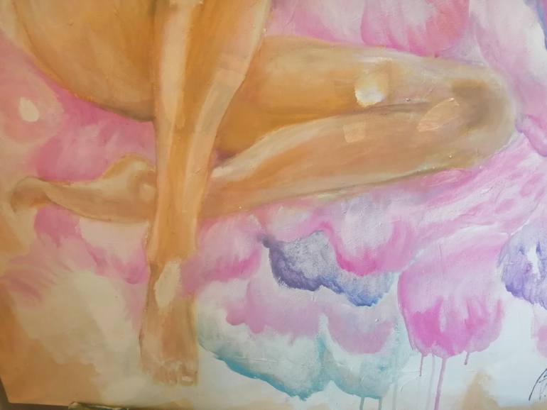 Original Abstract Expressionism Abstract Painting by Natali Filenko