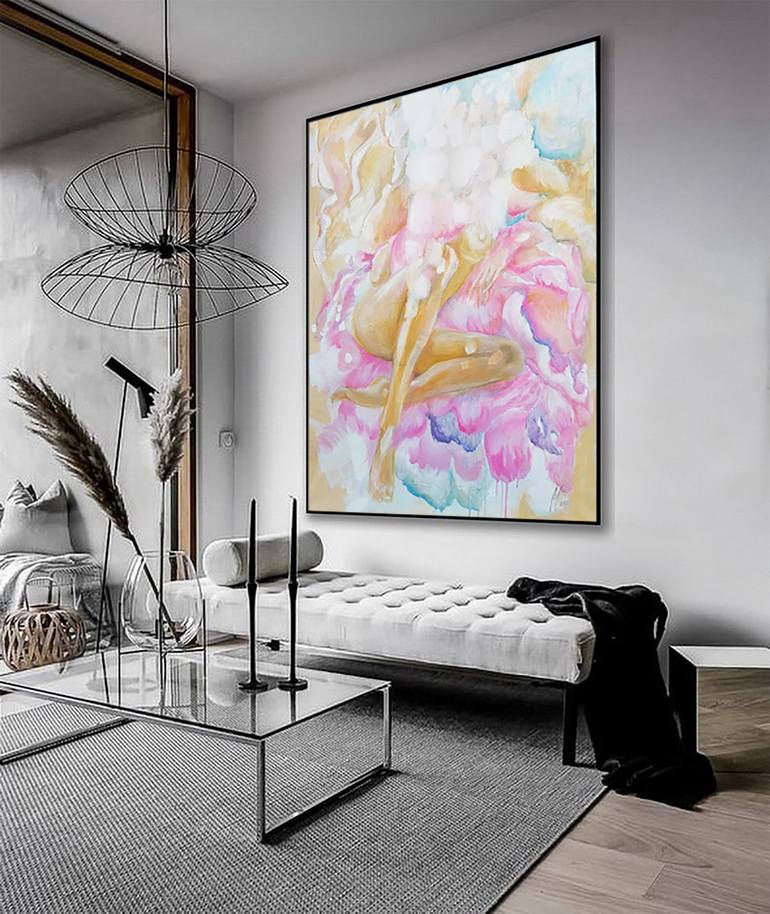 Original Abstract Expressionism Abstract Painting by Natali Filenko