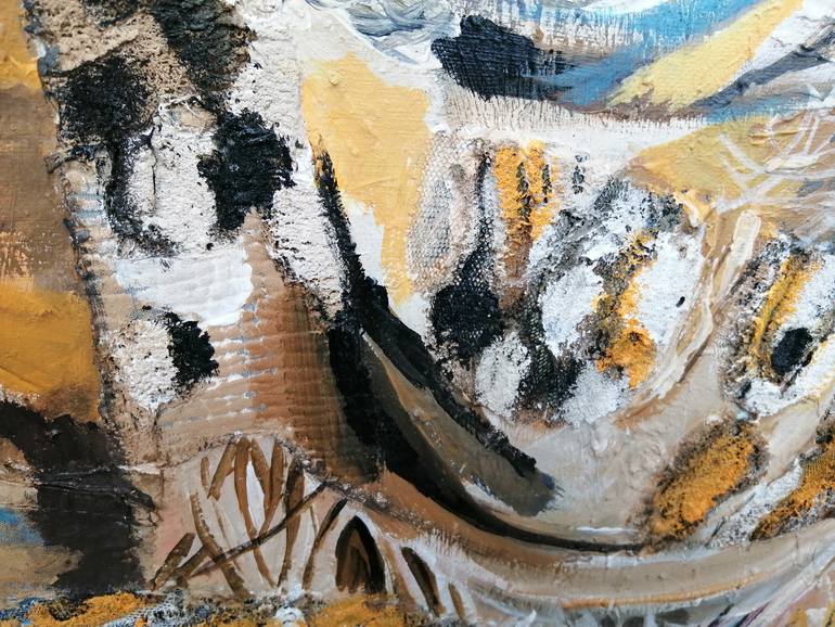 Original Abstract Expressionism Body Painting by Natali Filenko