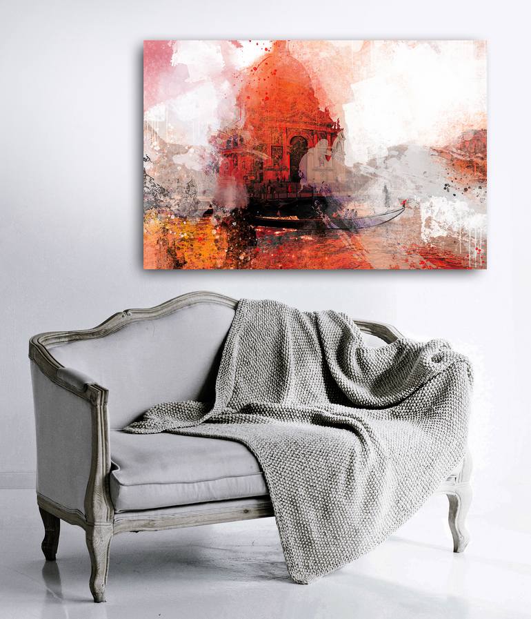 Original Art Deco Architecture Mixed Media by Ira Tsantekidou