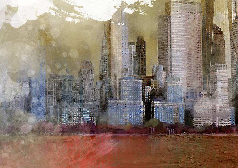 Original Cities Mixed Media by Ira Tsantekidou