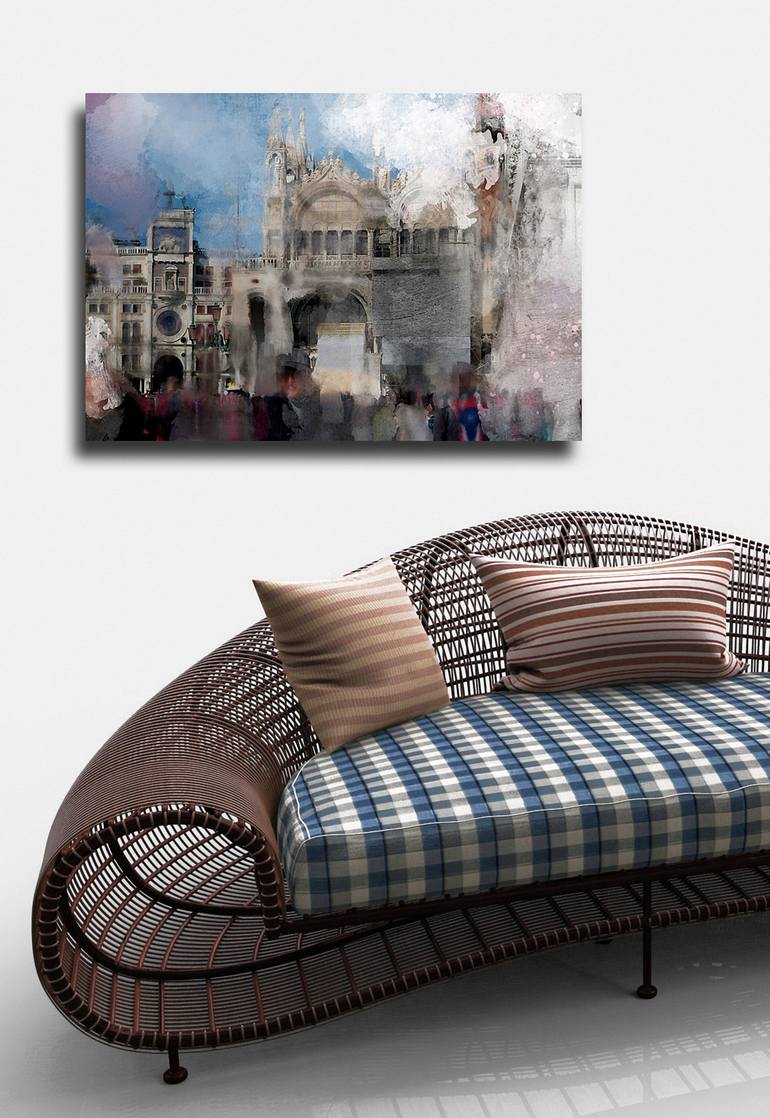 Original Art Deco Architecture Mixed Media by Ira Tsantekidou