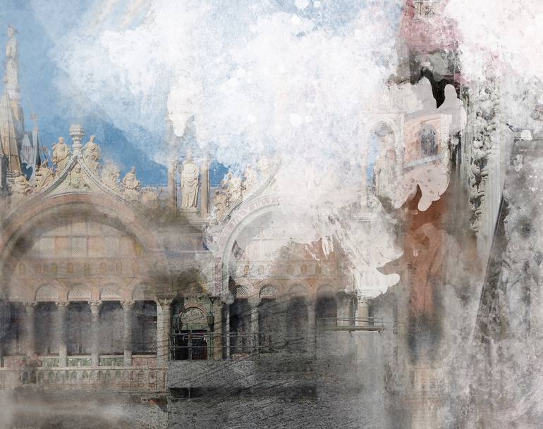 Original Art Deco Architecture Mixed Media by Ira Tsantekidou