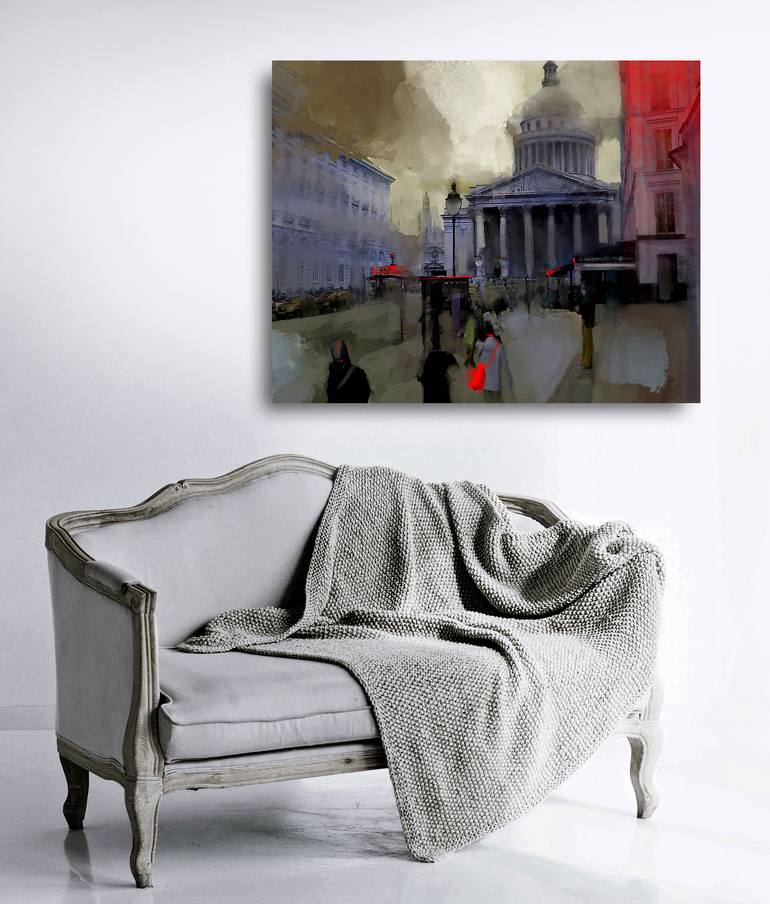 Original Art Deco Cities Mixed Media by Ira Tsantekidou