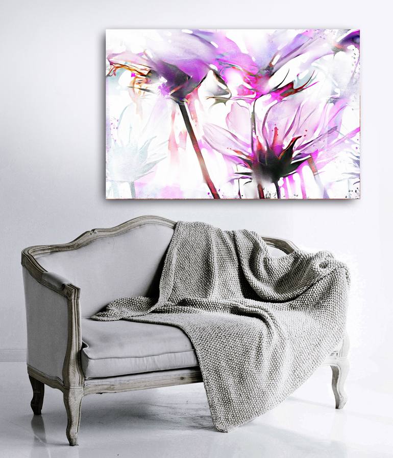 Original Floral Mixed Media by Ira Tsantekidou