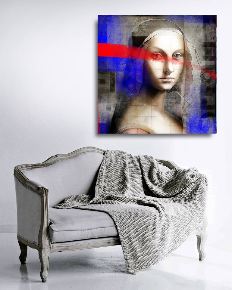 Original Pop Art People Mixed Media by Ira Tsantekidou