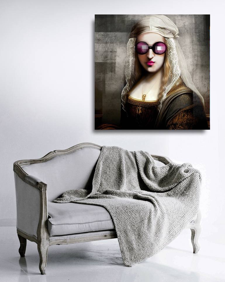 Original Pop Art People Mixed Media by Ira Tsantekidou