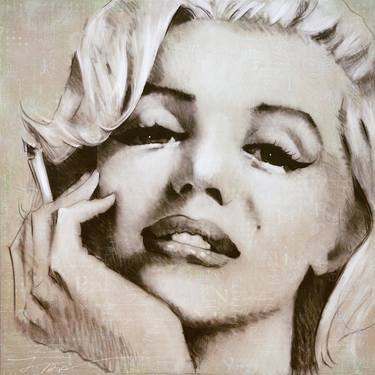 Marilyn Immortal - Limited Edition 1 of 10, overpainted print thumb