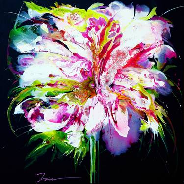 Flower 1 - Limited Edition 1 of 10, overpainted print thumb