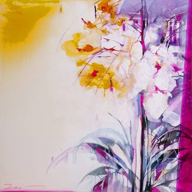 Original Floral Mixed Media by Ira Tsantekidou