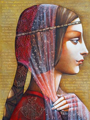 Original Women Mixed Media by Ira Tsantekidou