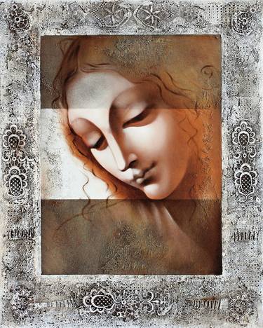 Renaissance Fascination - Limited Edition 1 of 10, overpainted print thumb