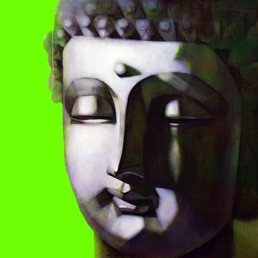 Buddha Dream 2, version 3, overpainted print thumb