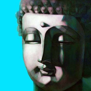 Buddha Dream 2, version 4, overpainted print thumb