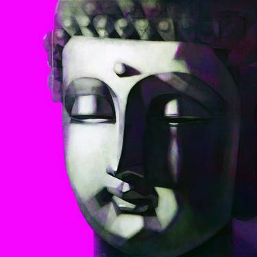 Buddha Dream 2, version 7, overpainted print thumb
