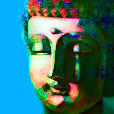 Buddha Dream 2, version 14, overpainted print thumb