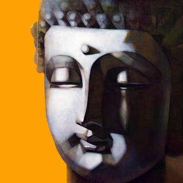 Buddha Dream 2, version 1, overpainted print thumb