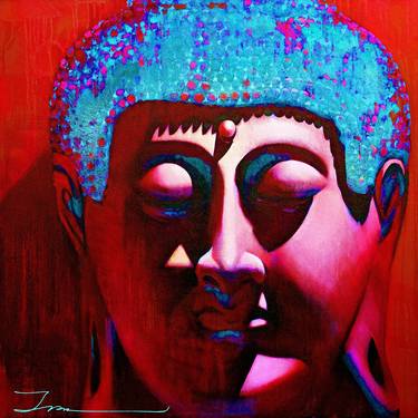 Buddha Dream 3, version 5, overpainted print thumb